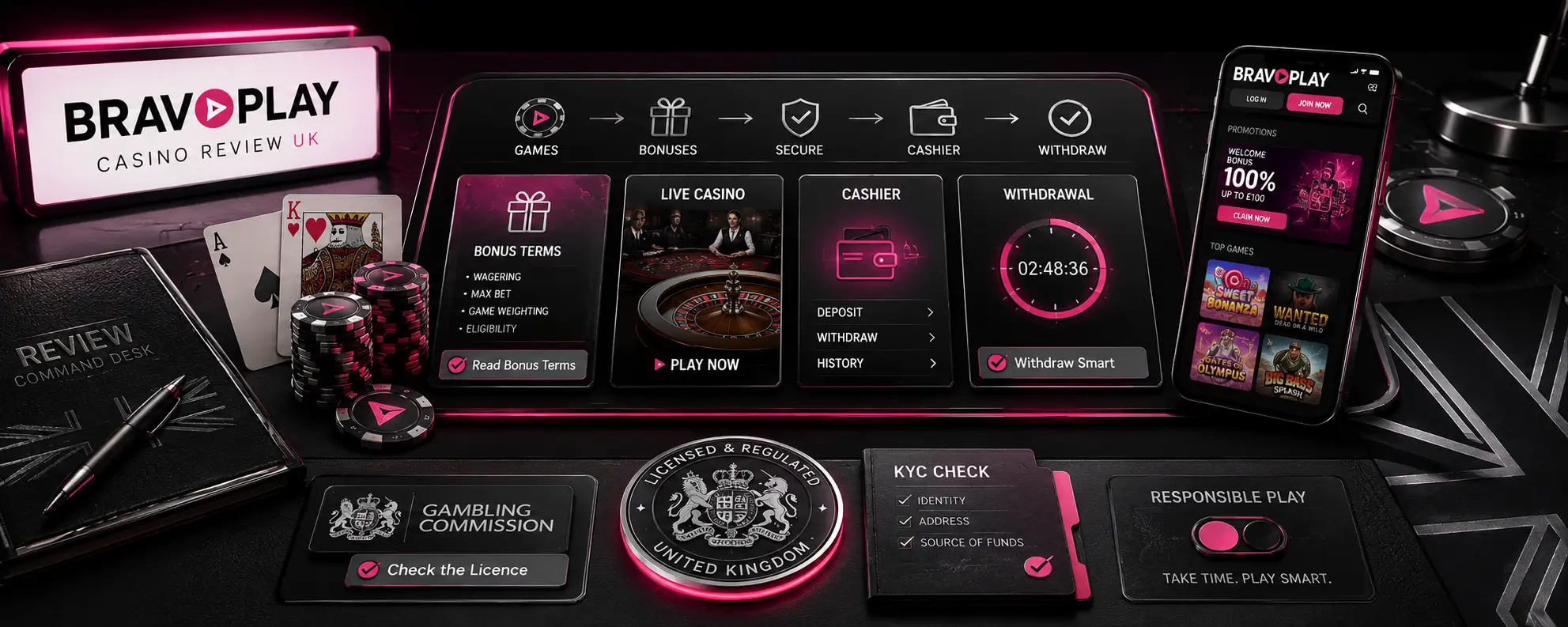 BRAVOPLAY Casino Review UK: Poker, Bonus Terms and a Licence Check