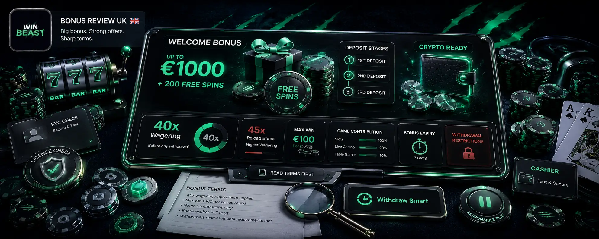 The Bonus Package Is Big, But the Wagering Bites