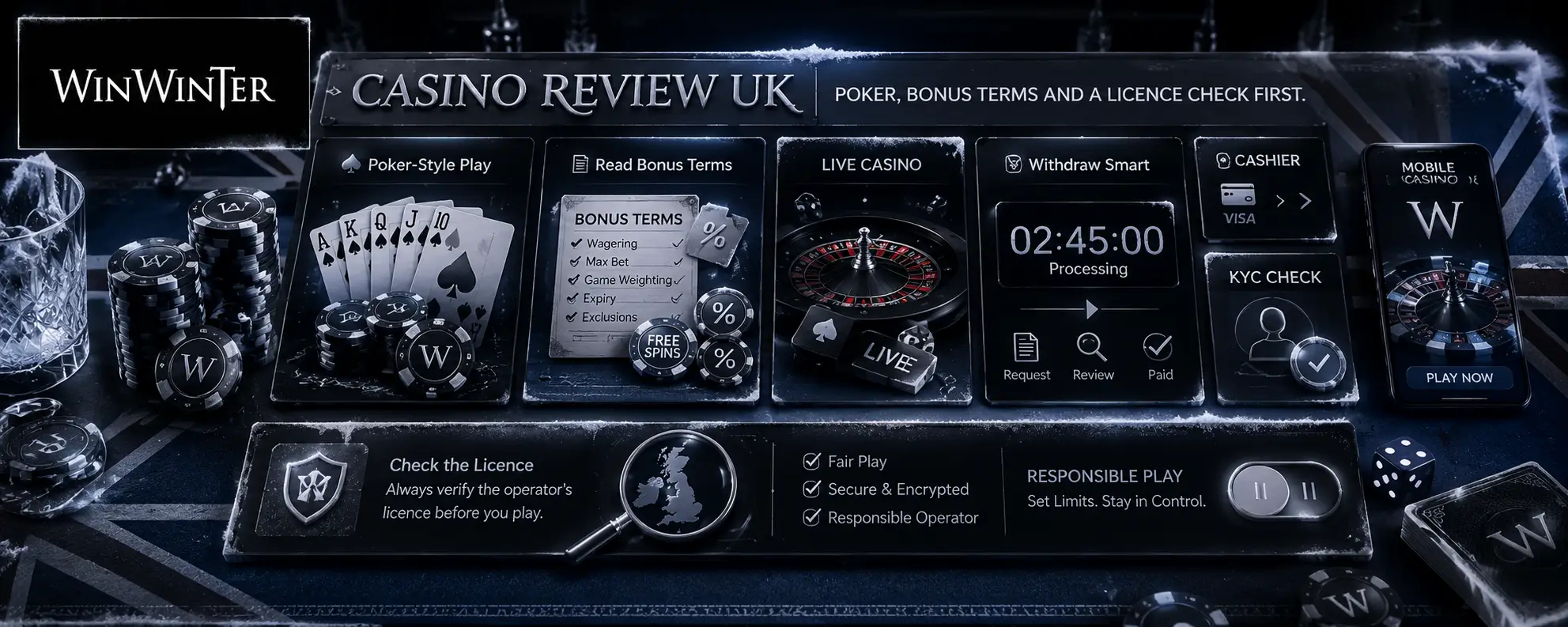 WINWINTER Casino Review UK: Poker, Bonus Terms and a Licence Check First